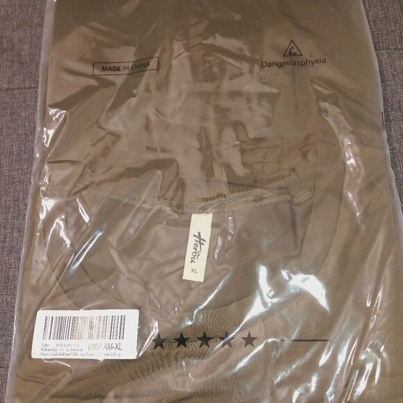 Herou Casual Summer Short Sleeve High Low Loose T Shirt Basic Tees Tops. SZ XL - Picture 7 of 8